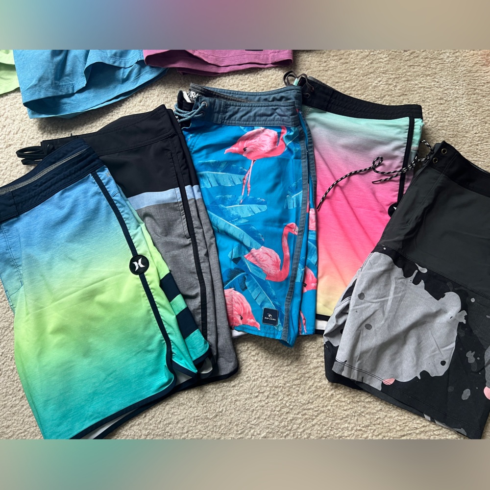 Hurley Men's Swim Shorts bundle